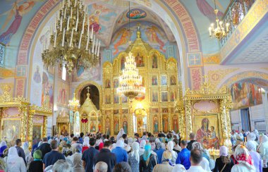 Novocheboksarsk, Rusya - 16 Ağustos 2015: AR Toplantı