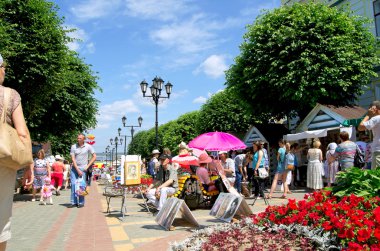 Cheboksary, Rusya - 24 Haziran 2015: C Cumhuriyet günü