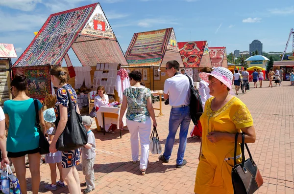 Cheboksary, Russia - June 24, 2015: The Day of the Republic of C — Stock Photo, Image