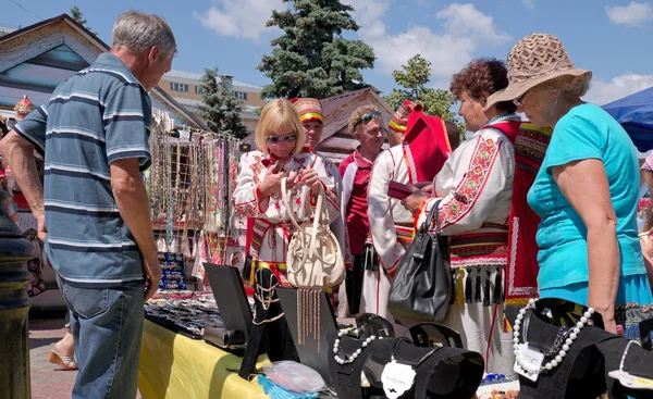 Cheboksary, Ryssland - 24 juni 2015: Dag av republiken av C — Stockfoto