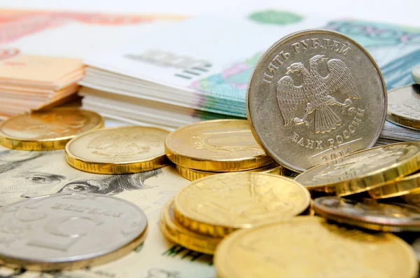 Tasso di cambio del rublo . — Foto Stock