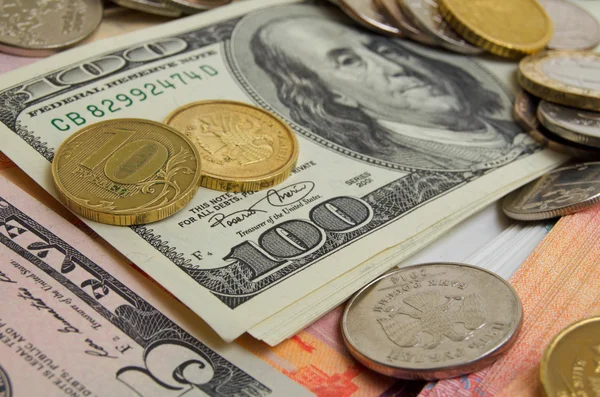 US dollar exchange rate. — Stock Photo, Image