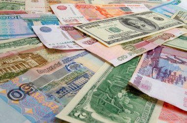 Para spekülasyon Rublesi Doları.