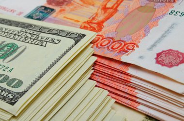 Para spekülasyon Rublesi Doları.