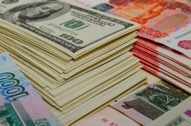 Para spekülasyon Rublesi Doları.