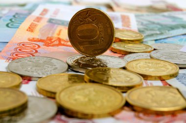 Rus ruble, sikke ve banknot.