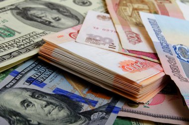 Para spekülasyon Rublesi Doları.