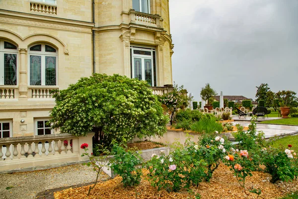 France Bordeaux May 2019 Beautiful Chateau Hotel Grand Barrail Saint — Stock Photo, Image