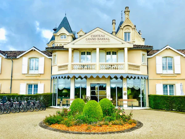 Francia Bordeaux Maggio 2019 Ingresso Principale Nel Castello Hotel Grand — Foto Stock
