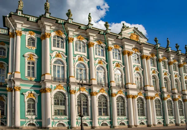 Edifício Principal Museu Hermitage Estadual Estilo Barroco São Petersburgo Rússia — Fotografia de Stock
