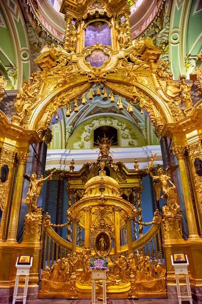 Rusia San Petersburgo Septiembre 2015 Interior Catedral San Pedro San — Foto de Stock