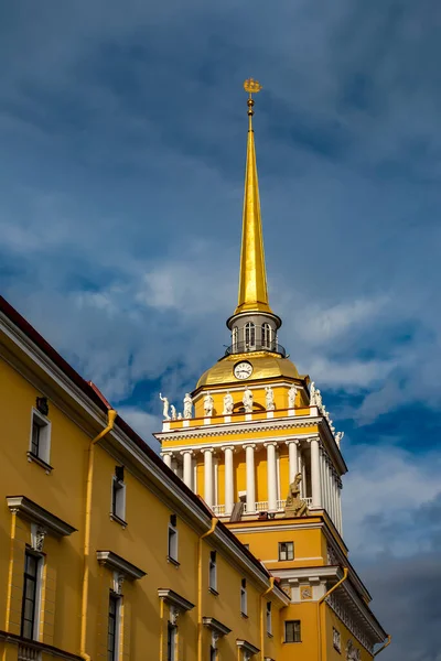 Chief Admiralty Building Century Built Petersburg Russia Ship Spire Building — Stock Photo, Image