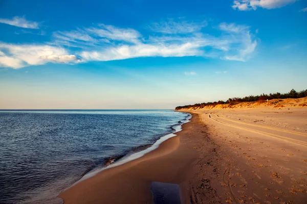 Wilde Küste Der Ruhigen Ostsee Lettland — Stockfoto