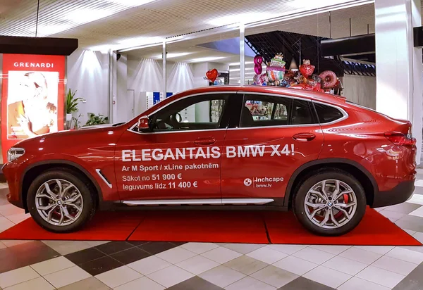 Letonia Riga Abril 2021 Exposición Venta Del Nuevo Modelo Automóvil —  Fotos de Stock