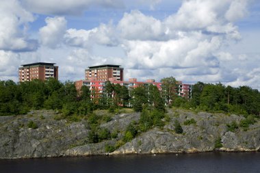 Stockholm takımadalar peyzaj