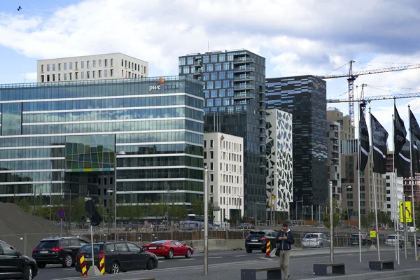 Panoramautsikt över oslo stad — Stockfoto