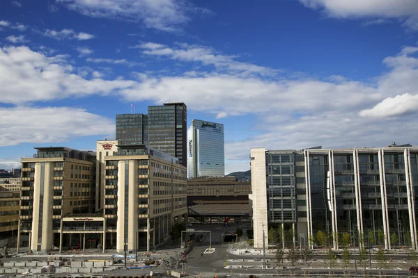 oslo şehrinin panoramik görünüm