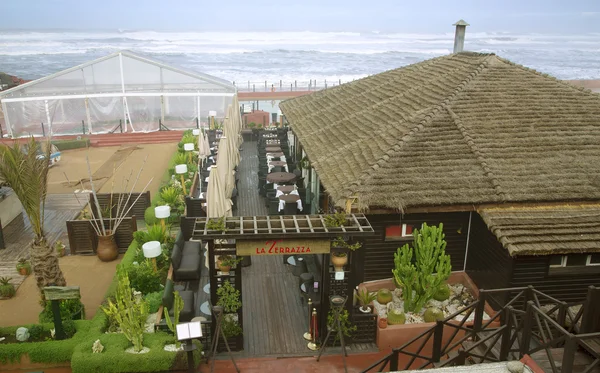 Restaurant and visit bars in boulevard de la Corniche in Casablanca — Stock Photo, Image