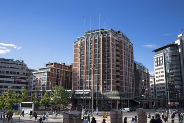 Merkezi Oslo modern bina