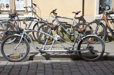 Retro iki kişilik bisiklet