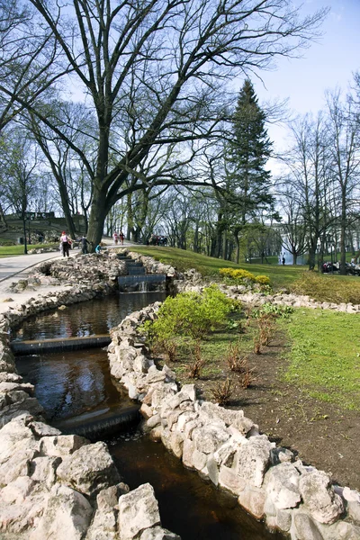 Bastion Hill Park w centrum Rygi — Zdjęcie stockowe