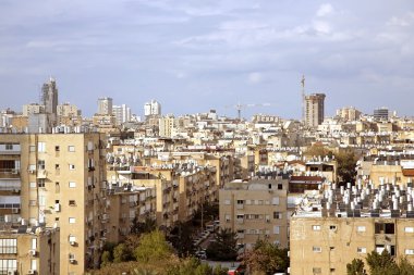 Bat Yam evlerin çatıları görüntüleyin