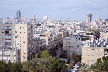Bat Yam evlerin çatıları görüntüleyin