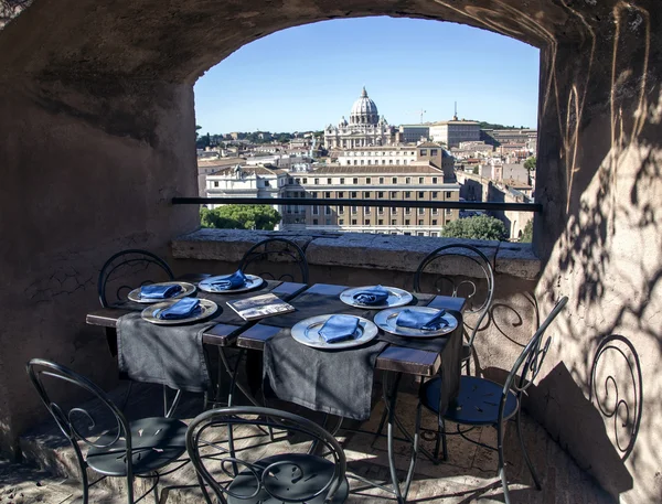 Vue depuis la tour de Saint Angelo au Vatican — Photo