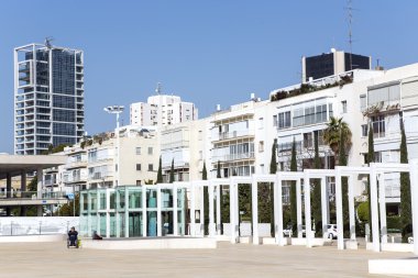 Habima Square in Tel Aviv clipart