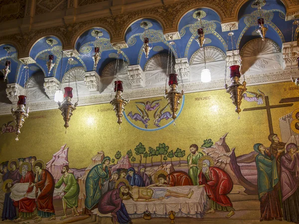 Igreja Interior da Santa Sepulcro Igreja — Fotografia de Stock