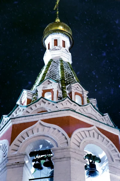 Bell tower of Kazan Cathedral on Red square — Stock Photo, Image