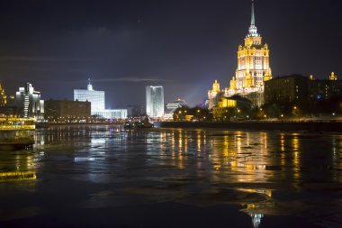 Otel akşam aydınlatıcı içinde Ukrayna (Radisson Royal)