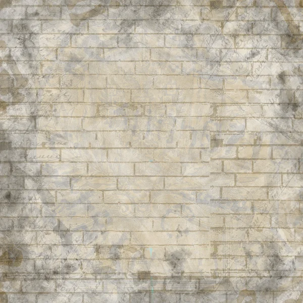 Abstract painted brick wall for design. Background for presentation — Stock Photo, Image