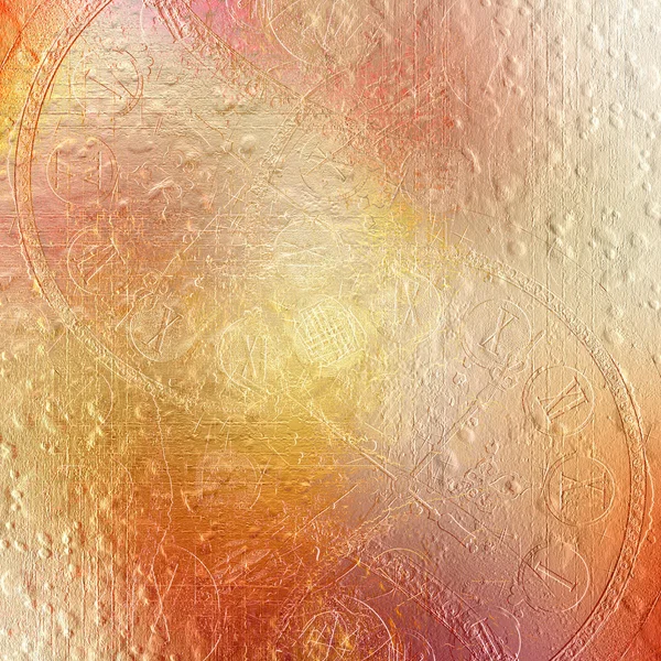 Τσιμεντένιο τοιχίο με ανάγλυφο μοτίβο πολύχρωμο κουρδιστό. — Φωτογραφία Αρχείου