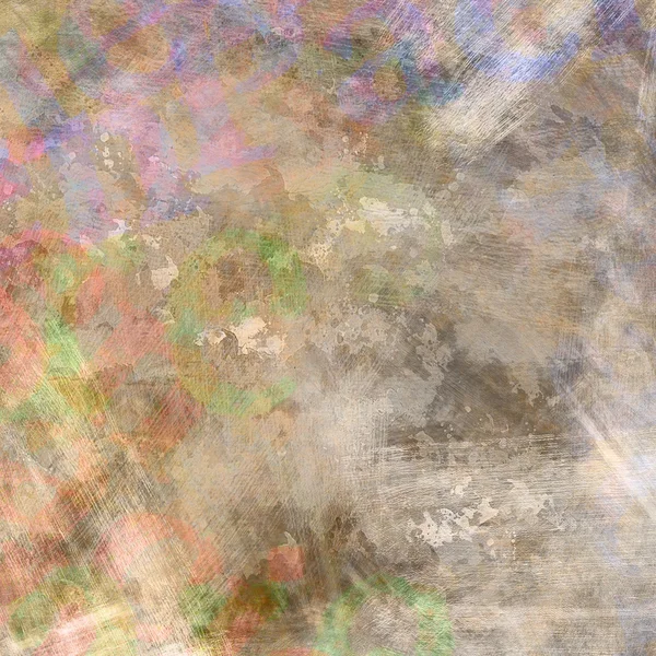 色とりどりの水玉背景を描いた抽象的な — ストック写真