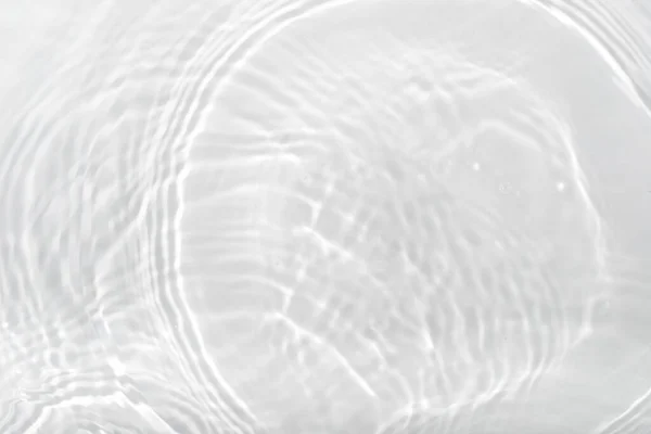 水のパノラマバナーの背景 水の質感 リングとリップルと水の表面 スパのコンセプトの背景 フラットレイアウト トップビュー コピースペース コピースペース付きのコンポジション — ストック写真