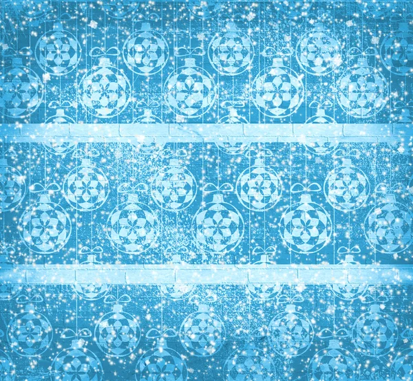 Абстрактний новорічний фон зі сферами в стилі мікстейпу — стокове фото