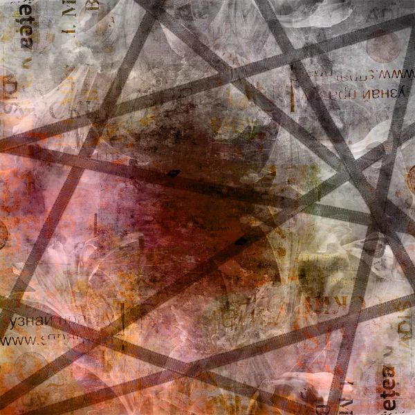 Grunge abstracte achtergrond met oude gescheurde affiches met vervagen tekst — Stockfoto