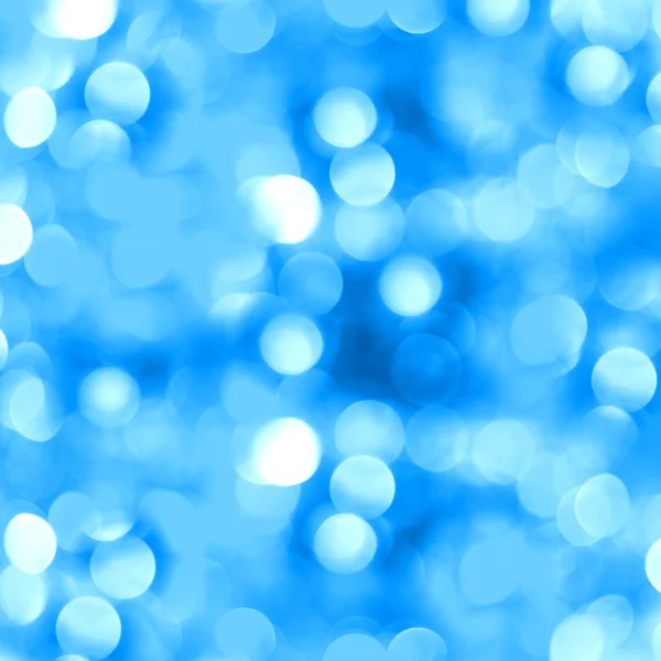 Abstracte blauwe achtergrond met vervagen bokeh voor ontwerp — Stockfoto