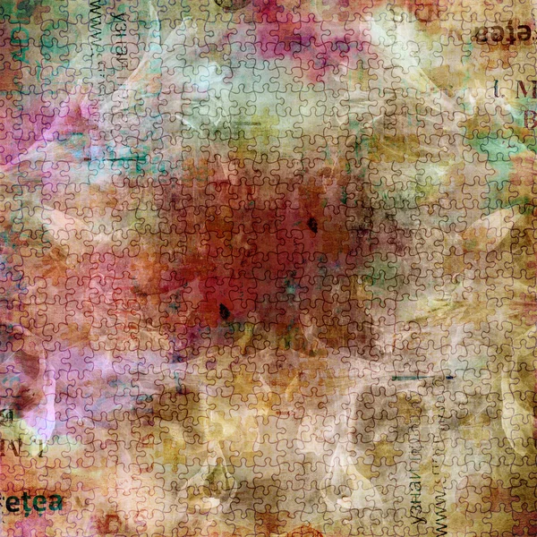 Grunge abstract background with old torn posters with blur text — Stock Photo, Image