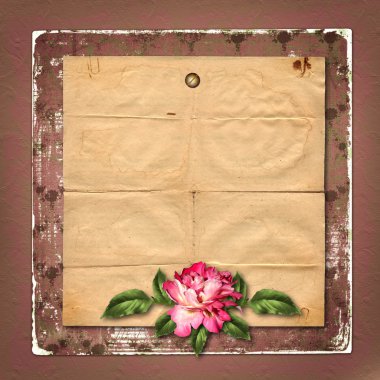 Güzel kutlama için arka plan üzerinde gül boyalı