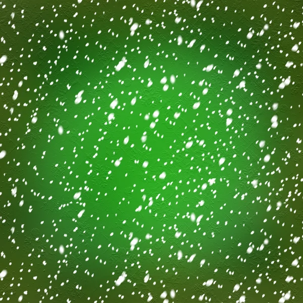Schöne Schneeflocken auf abstraktem Hintergrund mit Bokeh-Effekt — Stockfoto