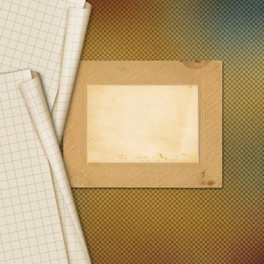 yaprak okul defter kağıt arka plan üzerinde 