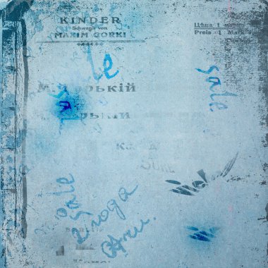 Grunge arka plan afiş yırtık eski ile