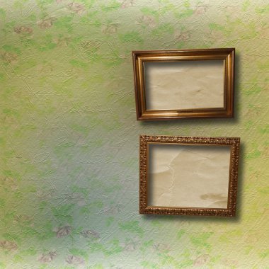 eski oda iç lüks eski kalıntıları ile