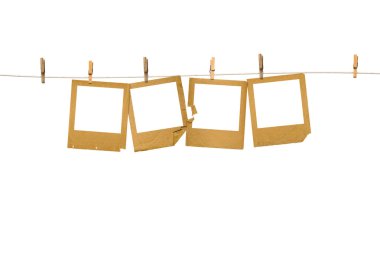 eski photoframes satır asılı  
