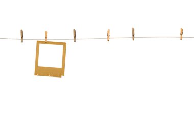 eski photoframes satır asılı  