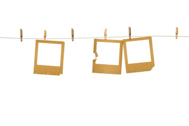 eski photoframes satır asılı  