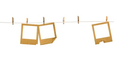 eski photoframes satır asılı