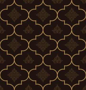 Vektör sanat süsleme için tasarım ile seamless modeli